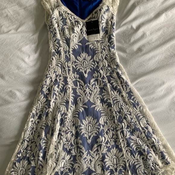 nanette lepore white lace dress